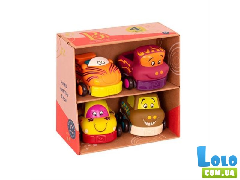 Набор машинок Забавный Автопарк, Battat