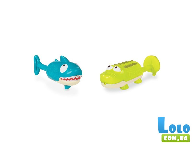 Набор игрушек для ванны Плеск и плюх, Battat