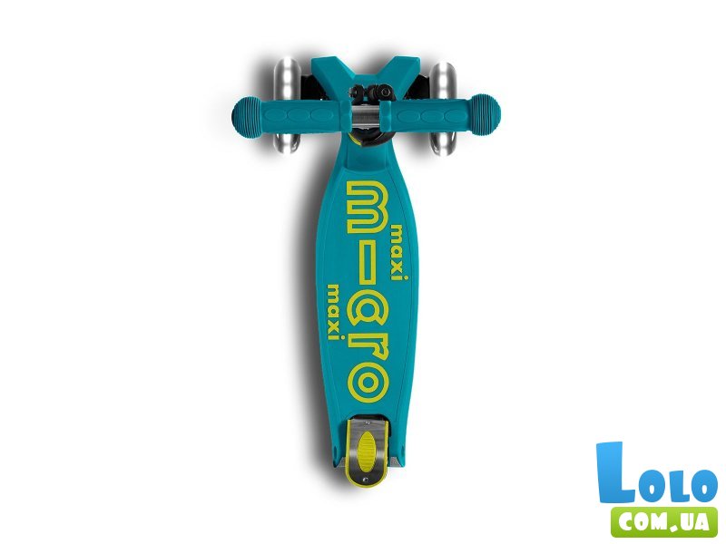 Самокат трехколесный Maxi Deluxe LED, Maxi (зеленый)