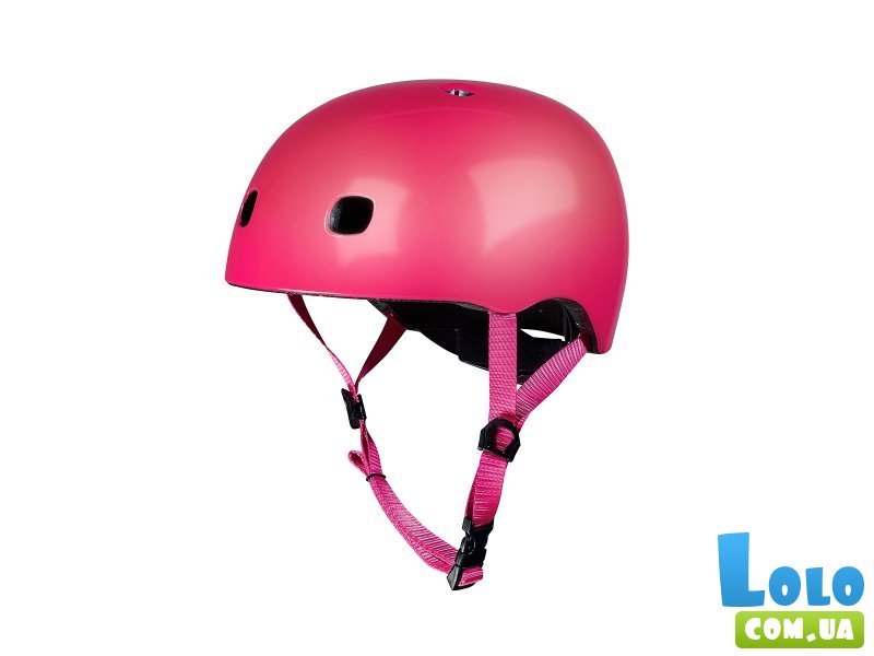Детский защитный шлем, Micro, 48-53 см (малиновый)