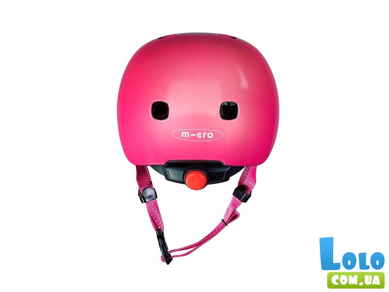 Детский защитный шлем, Micro, 52-56 см (малиновый)