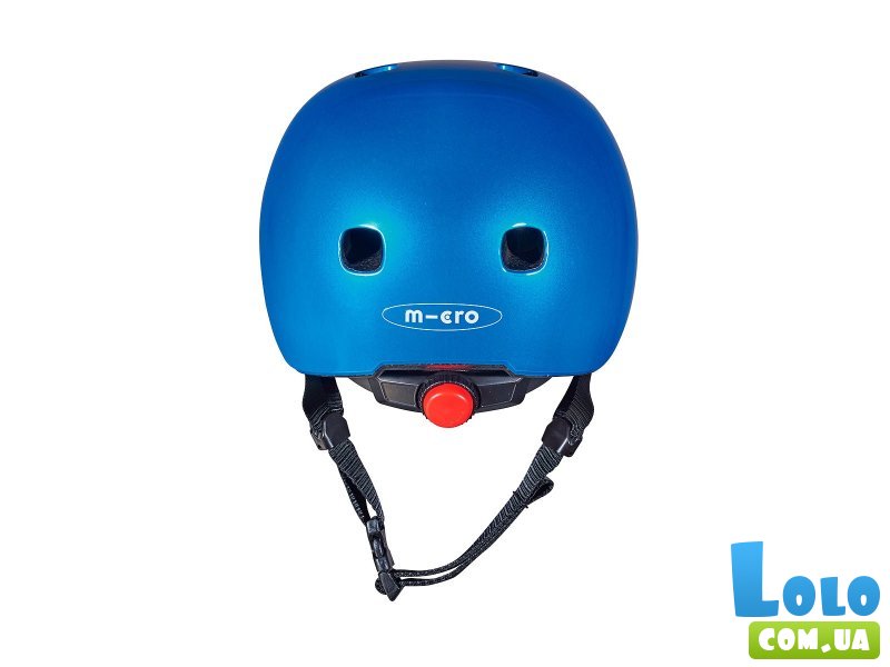 Детский защитный шлем, Micro, 52-56 см (темно-синий)
