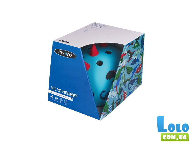 Детский защитный шлем Скутерозавр, Micro, 52-56 см