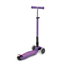 Самокат трехколесный Maxi Deluxe LED, Maxi (фиолетовый)