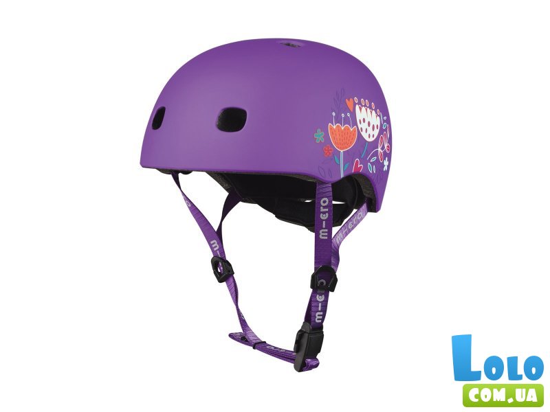 Детский защитный шлем, Micro, 48-53 см (фиолетовый)