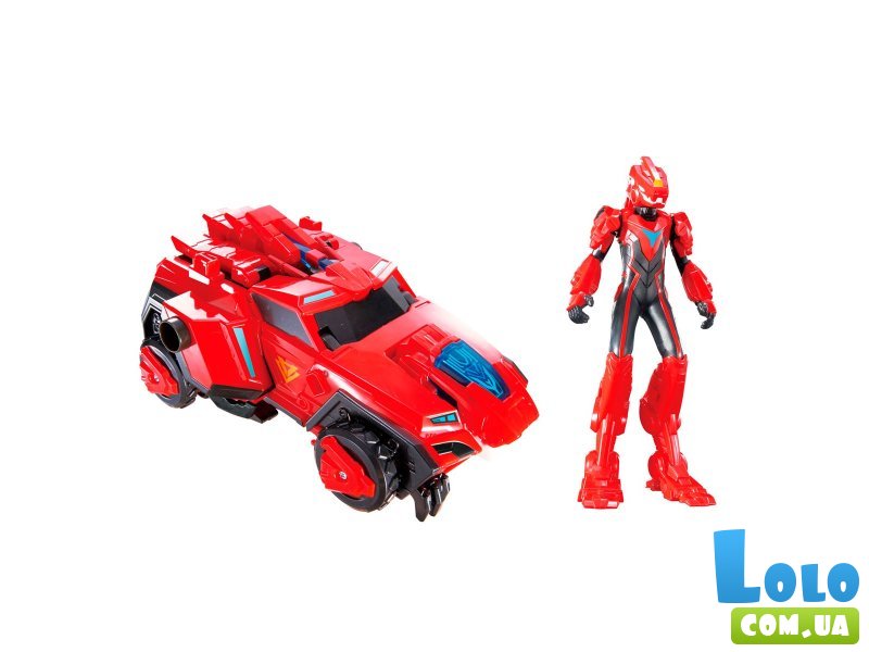 Трансформер-динозавр Лучио с фигуркой, Dinoster