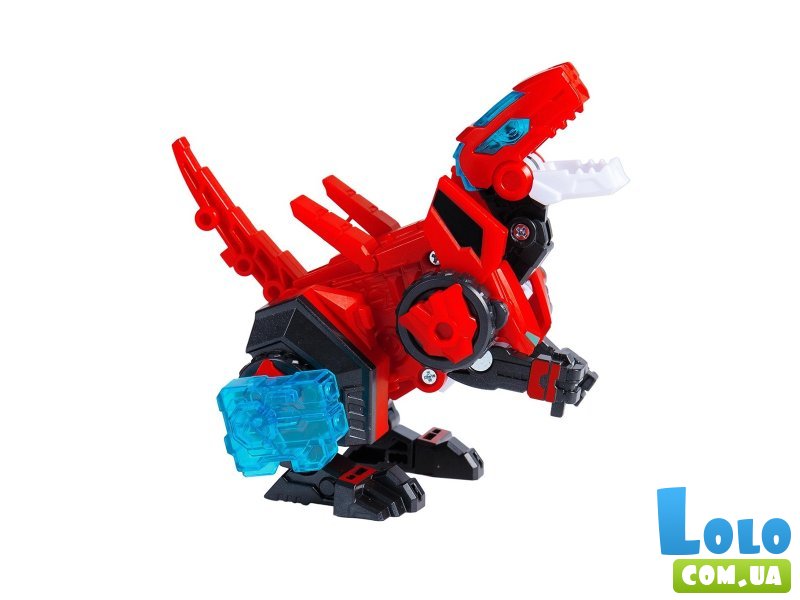 Трансформер-динозавр Красный Раптор-бот, DINOSTER