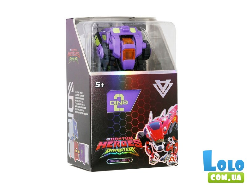 Трансформер-динозавр Пурпурный Раптор-бот, DINOSTER