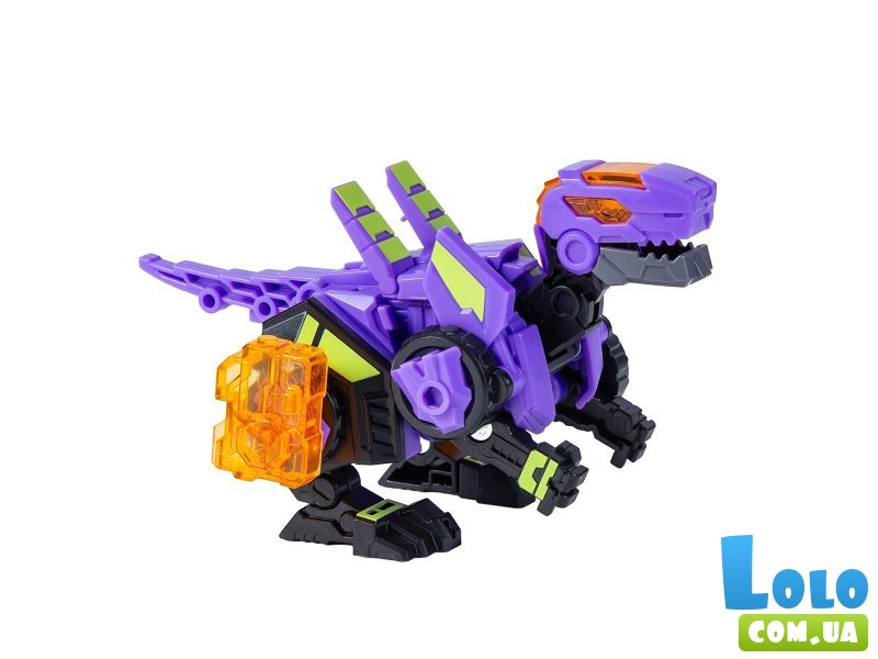 Трансформер-динозавр Пурпурный Раптор-бот, DINOSTER