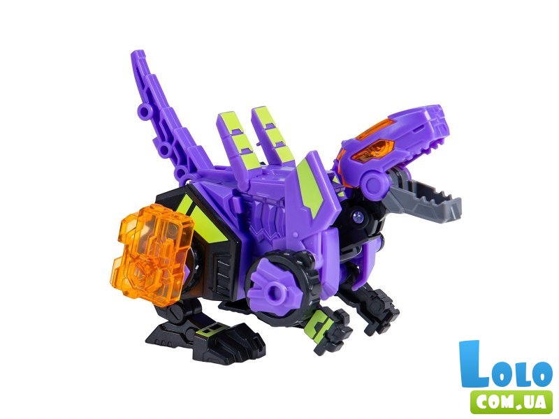 Трансформер-динозавр Пурпурный Раптор-бот, DINOSTER