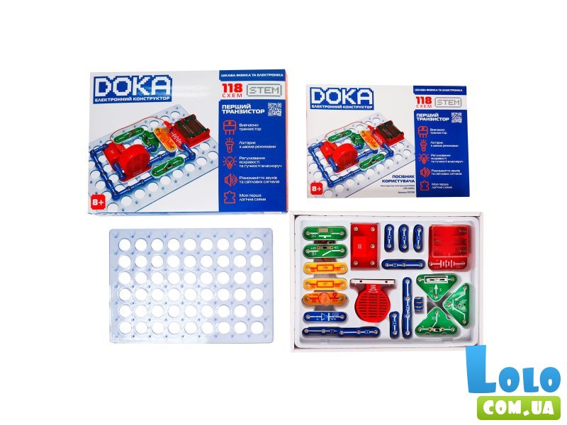 Электронный конструктор Первый транзистор, Doka (D70701)
