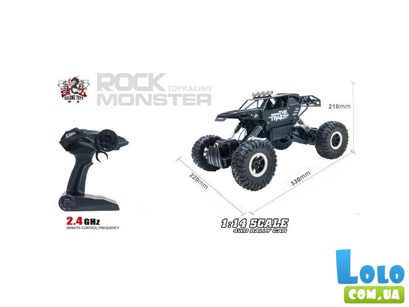 Машина Off-road Crawler Сar на радиоуправлении, Sulong Toys (черный)