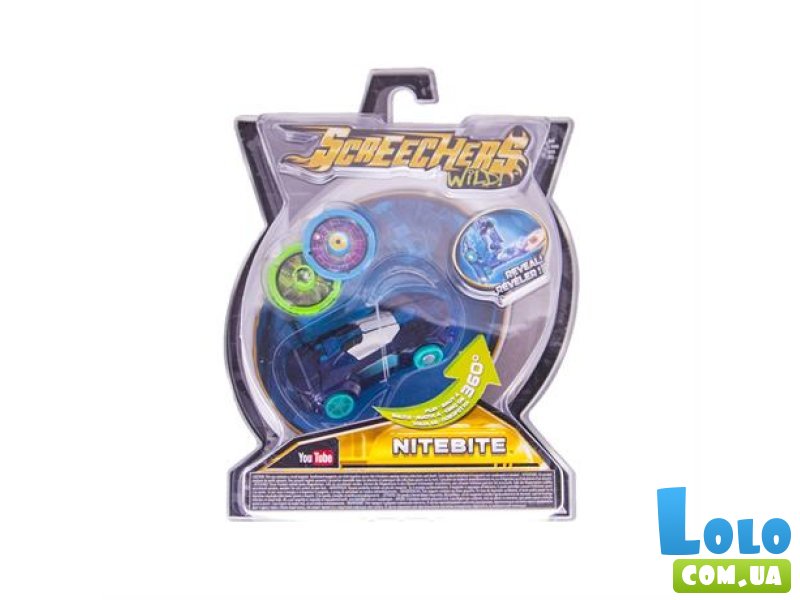 Машинка-трансформер Найтбайт, Screechers Wild