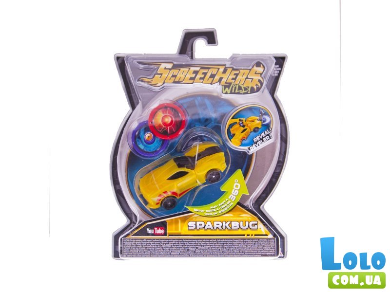 Машинка-трансформер Спаркбаг, Screechers Wild