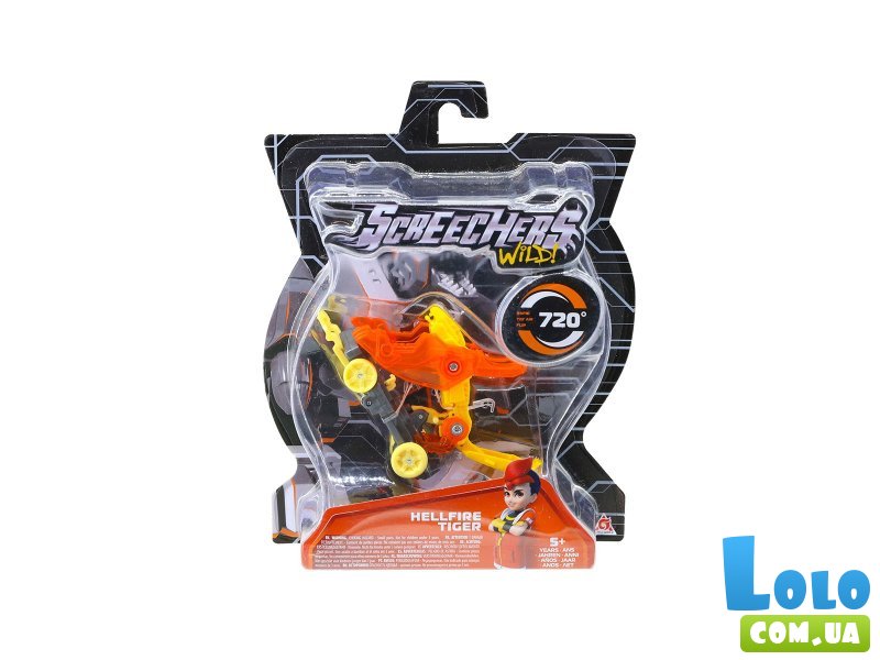 Машинка-трансформер Хелфаер Тайгер, Screechers Wild