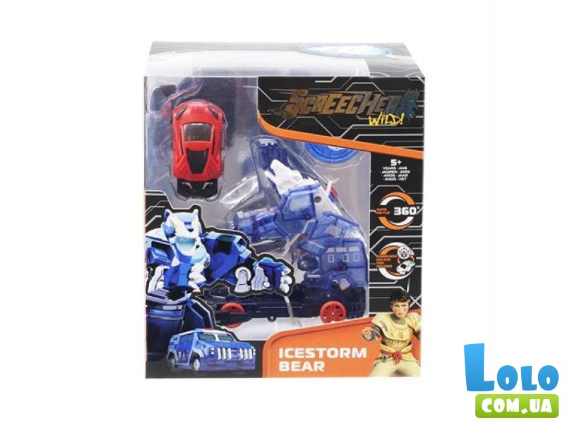 Машинка-трансформер Айссторм Бэар, Screechers Wild