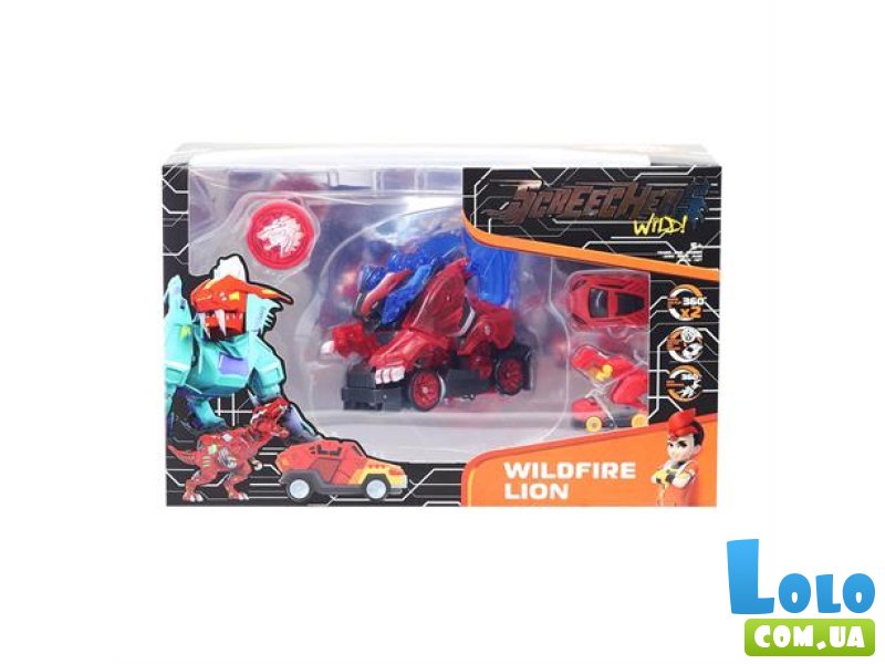 Машинка-трансформер Вайлдфаер Лаен Премиум, Screechers Wild