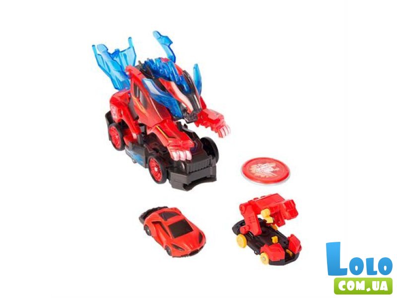 Машинка-трансформер Вайлдфаер Лаен Премиум, Screechers Wild