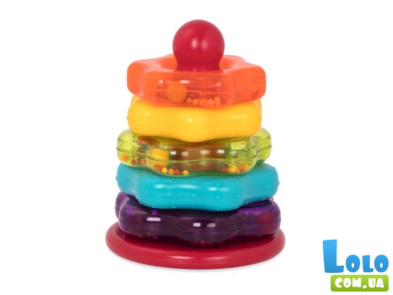 Развивающая игрушка Цветная пирамидка, Battat