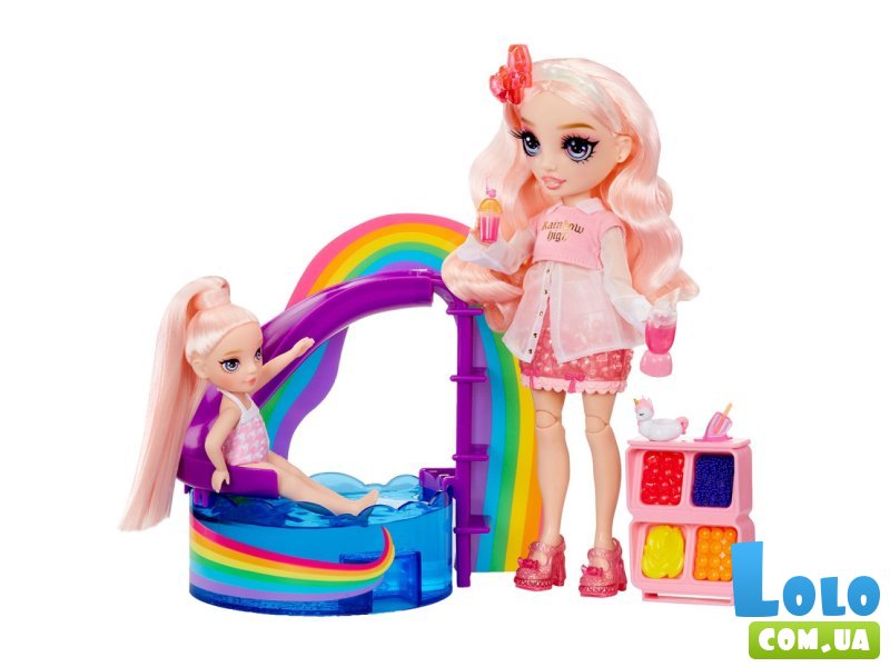 Кукла с аксессуарами Радужный праздник в бассейне, Rainbow High