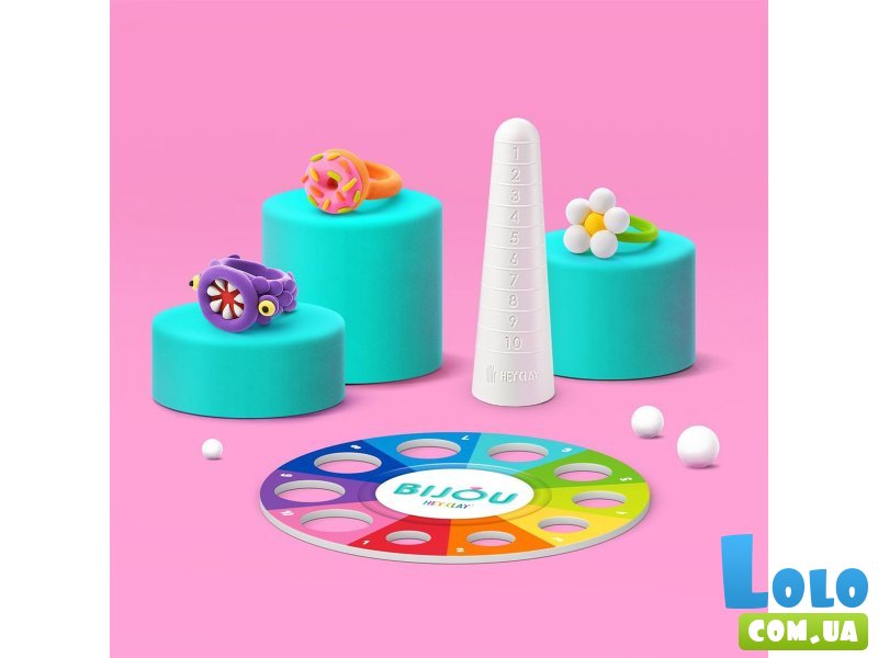 Набор пластилина Бижутерия: Цветочные кольца, Lipaka