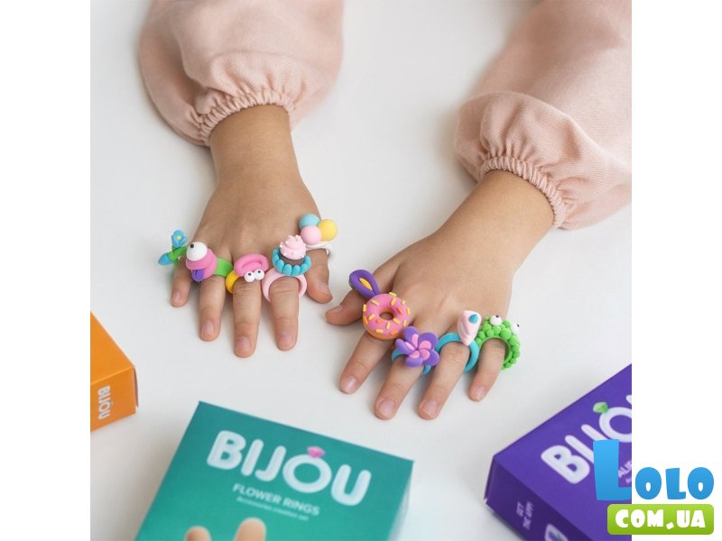 Набор пластилина Бижутерия: Цветочные кольца, Lipaka