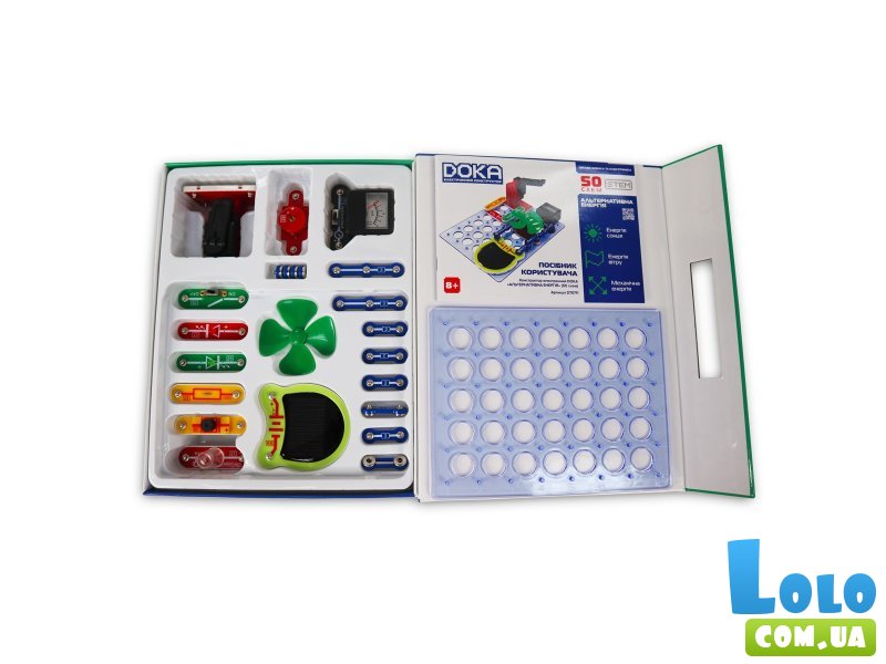 Электронный конструктор Альтернативная энергия, Doka (D70711), 26 дет.