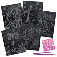 Набор для творчества Гратаж: Звездные гравюры, Nebulous Stars