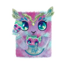 Большой пушистый блокнот 2 в 1 Лилия, Nebulous Stars