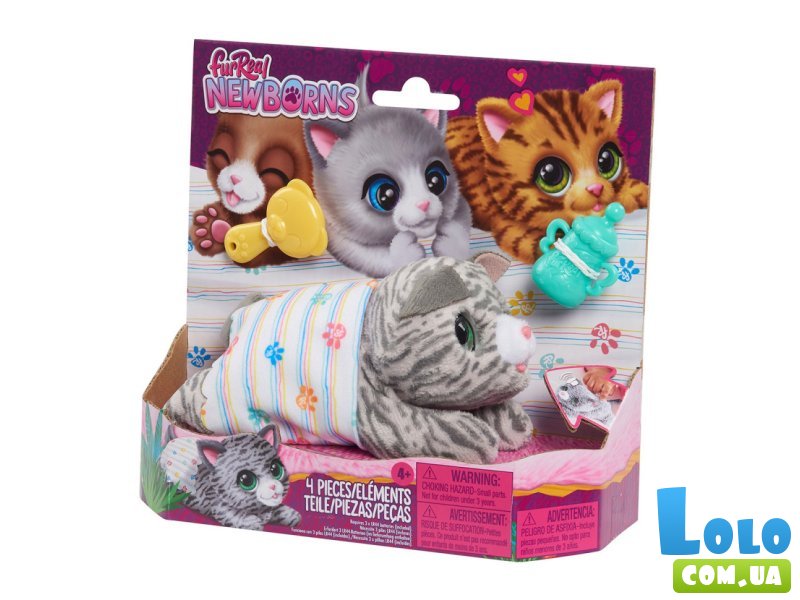Интерактивная игрушка Newborns Котенок, FurReal Friends