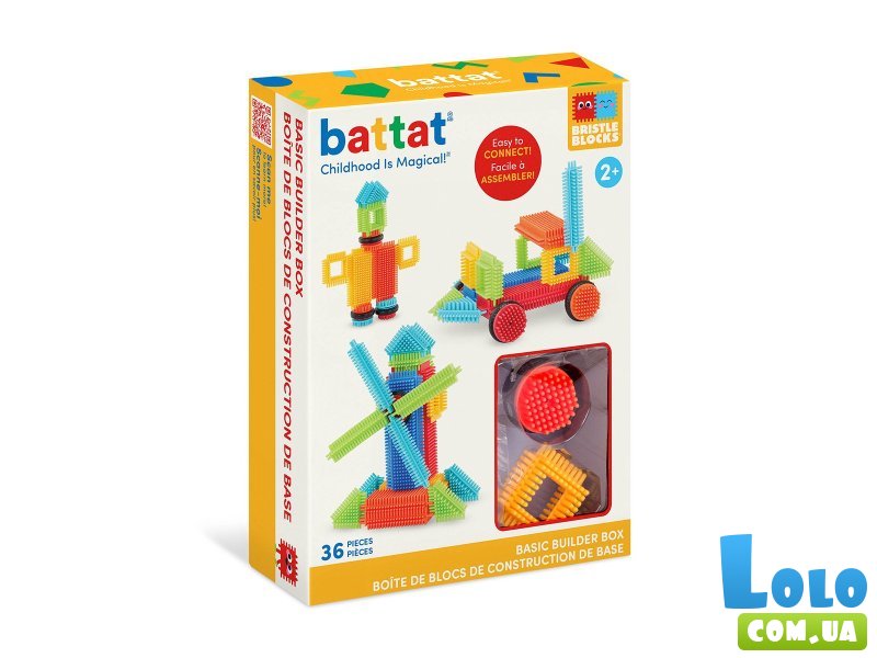 Конструктор Строитель, Bristle Blocks (BT3099Z), 36 дет.