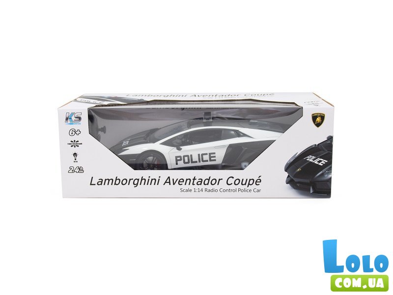 Машина Lamborghini Aventador Police на радиоуправлении, KS Drive