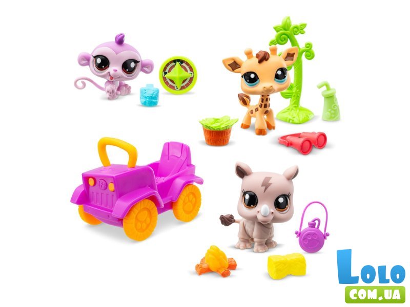 Набор фигурок Сафари, Littlest Pet Shop