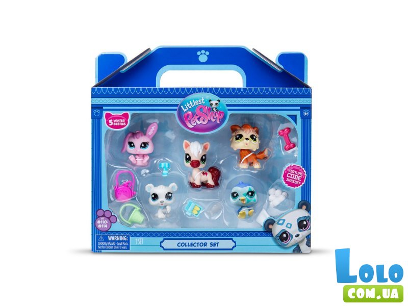 Набор фигурок Зимние приключения, Littlest Pet Shop