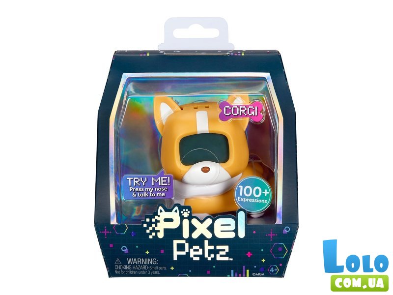 Интерактивная игрушка с цифровым любимцем Корги, Pixel Petz