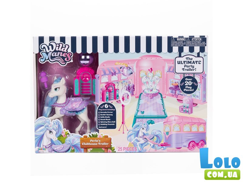 Игровой набор с лошадкой Трейлер, Wild Manes