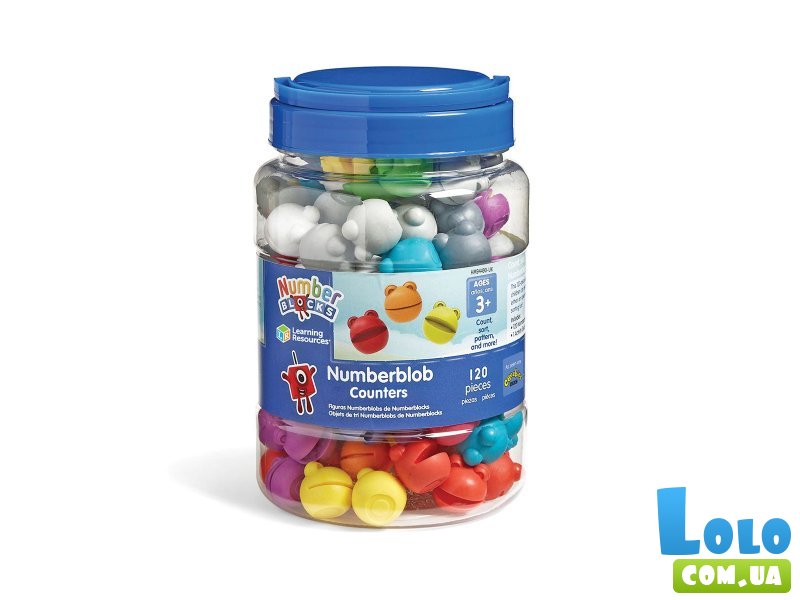 Развивающий набор для обучения счету Веселые лягушки Numberblobs, Learning Resources
