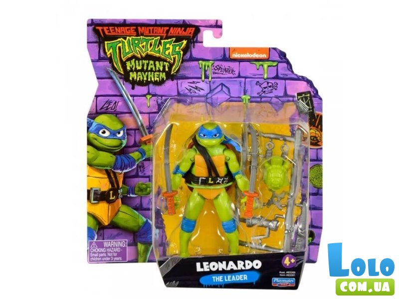 Фигурка Черепашки-Ниндзя MOVIE III: Леонардо, Playmates