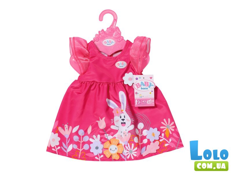 Одежда для куклы Платье с цветами, Baby Born