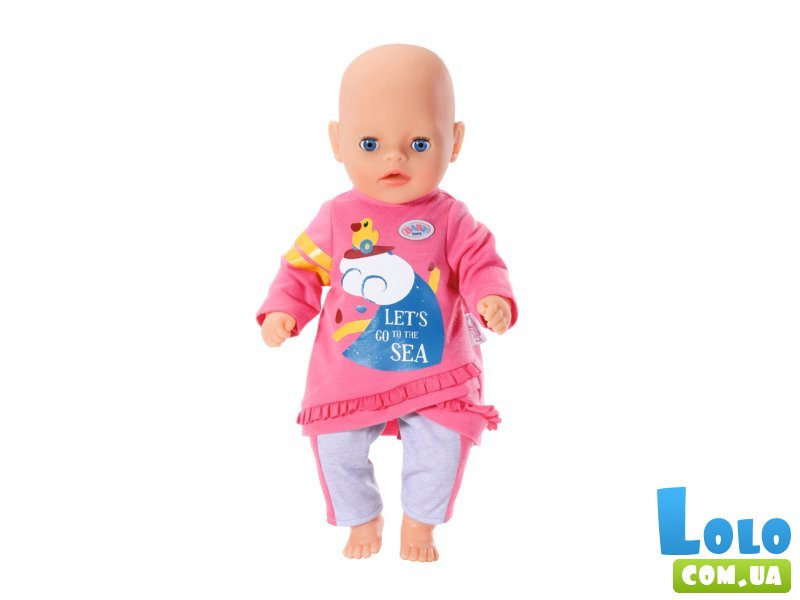 Одежда для куклы Розовый костюмчик, Baby Born