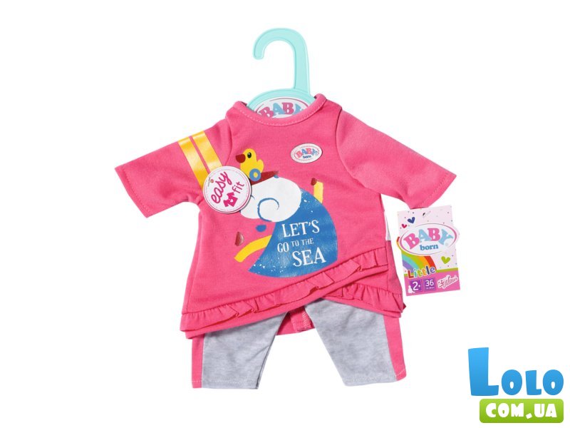Одежда для куклы Розовый костюмчик, Baby Born