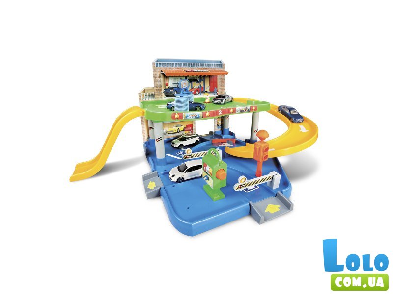 Игровой набор Гараж 2 уровня, Bburago