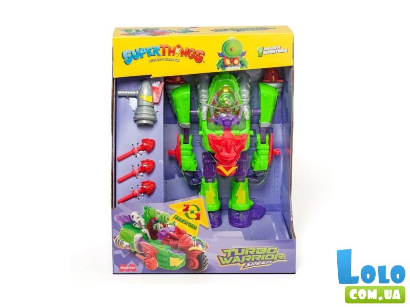 Фигурка Супербот Трансформер Скорость, SuperThings