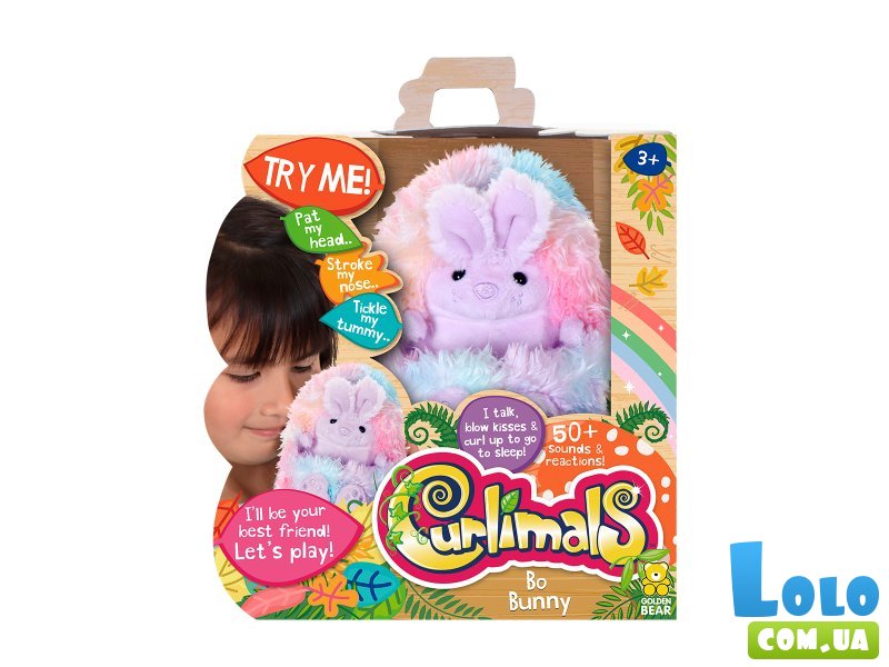 Интерактивная игрушка Кролик Бо, Curlimals
