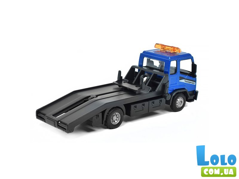 Эвакуатор с машиной Audi A6 Avant, Bburago