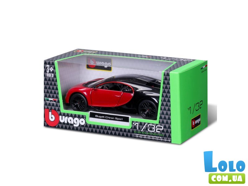 Машина Bugatti Chiron Sport, Bburago
