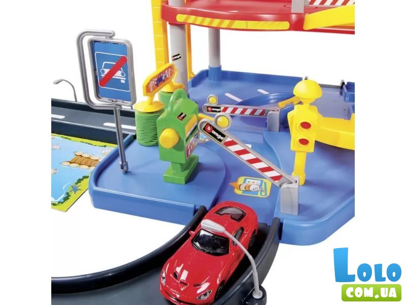Игровой набор Гараж 3 уровня, Bburago