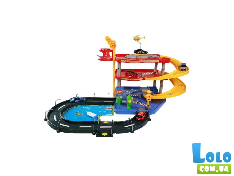 Игровой набор Гараж 3 уровня, Bburago