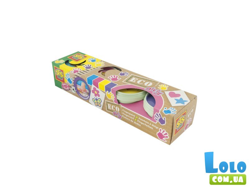 Пальчиковые краски Юные художницы, SES Creative