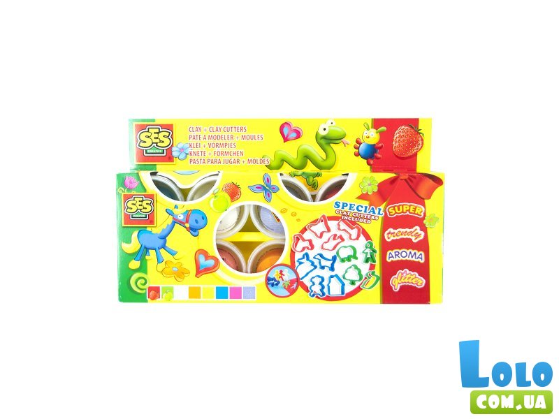 Набор для лепки Праздничный, SES Creative